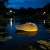 PE Blow Molded Duck Statue Balanced Buoyant Decorative Figurine Pool Decorative Lamp  Pond Lake