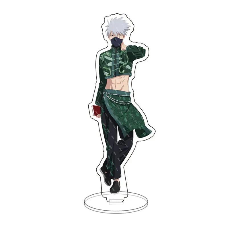 Japan Naruto Acrylic Stand Shippuden Uchiha Sasuke Sakura Desktop Decoration Doll anime figure character Xmas present 15cm