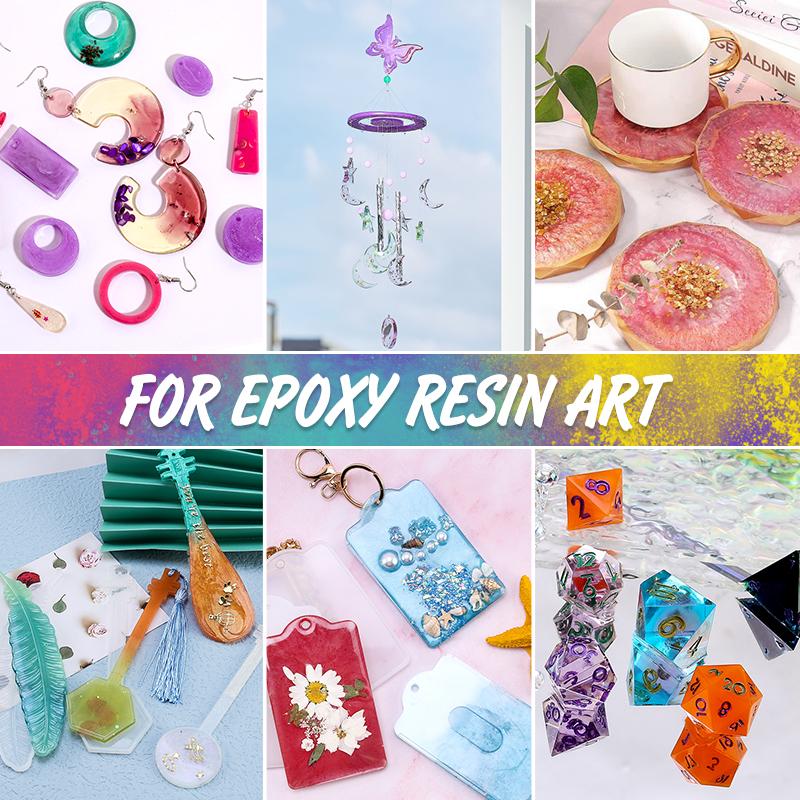 6 Colors/Set Pearlescent Mica Powder Resin Pigment Powder Epoxy Resin Mold Colorant Dye for DIY Epoxy Resin Jewelry Accessories