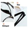 Finished Myopia Glasses for Women Men Luxury Oversized Anti Blue Light Minus Eyeglasses Optical Prescription Eyewear 0 To -6.0
