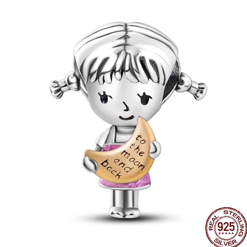 Copper Character Series Sports Cute Boys And Girls Charm Beads Suitable For 3Mm Original Bracelet Diy Jewelry