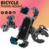 Motorcycle Phone Mount 360° Rotating Anti-slip Adjustable Cycling Cell Phone Holder Navigation Bracket for 4.7-7 Inch Phone