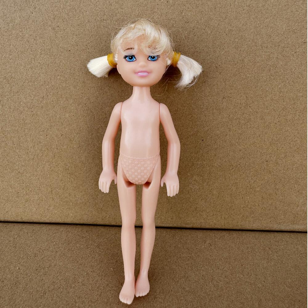 13cm Mini Kelly 5-Zoll Kleine Jungen Mädchen Teenager Schwestern Brüder Dunkle Normale Haut Nackter Körper Reborn Bjd 1/12 Spielzeug für Kinder