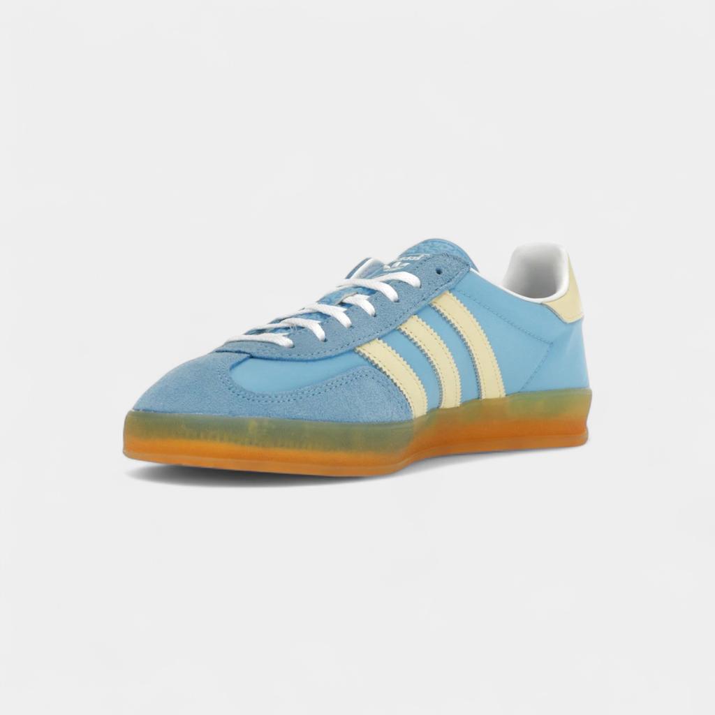 Adidas Gazelle Indoor Semi Blue Burst Almost Yellow (Women's)