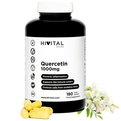 Quercetina 1000 mg | 180 capsule vegane