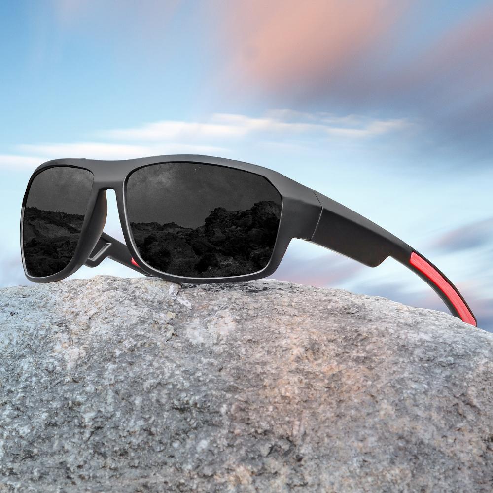 4 szt. Bardzo duże okulary rowerowe dla mężczyzn do sportów outdoorowych, wędrówek, wędkarstwa, okulary przeciwsłoneczne męskie do jazdy, podróży, odcienie UV400