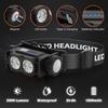 Professional LED Headlamp Super Bright Rechargeable Waterproof Light for Night Fishing Camping Construction Work Headlight