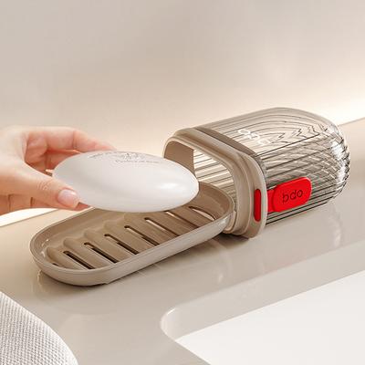 Travel Soap Box Portable Soap Dishes Sealed Drainage Soap Case  Waterproof Soap Organizer Tray Leak Proof Soap Organizer