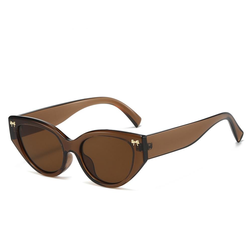 

Latest Luxurious Leopard Print Gradient Cat Eye Bow Decoration for Women Sunglasses Vintage Retro Fashion Travel Casual Men Sun Eyeglasses UV400 as picture