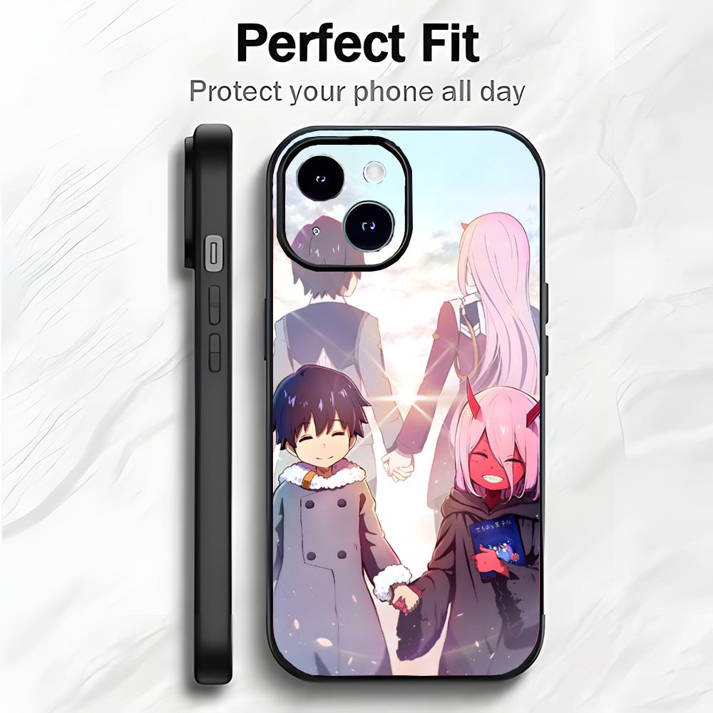 Japanese Anime 02 D-DARLING in the FRANXX Phone Case Phone Case Soft Packaging Lightweight For iPhone17 16 15 14 13ProMax