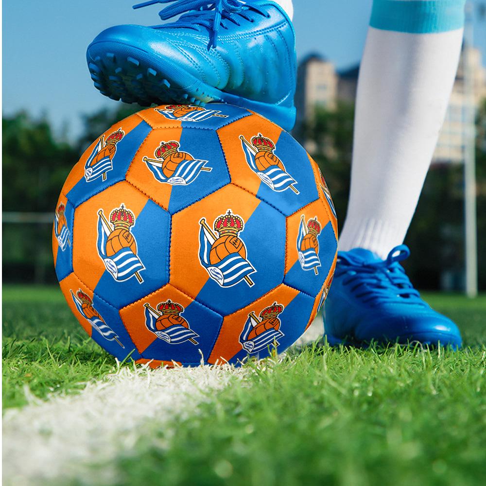 Real Sociedad FC Size 5 Standard Football Durable Training Match Soccer Ball for Adult Outdoor Sports