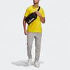 adidas Sports Training Casual Round Neck Short Sleeve Yellow Men's GM3248