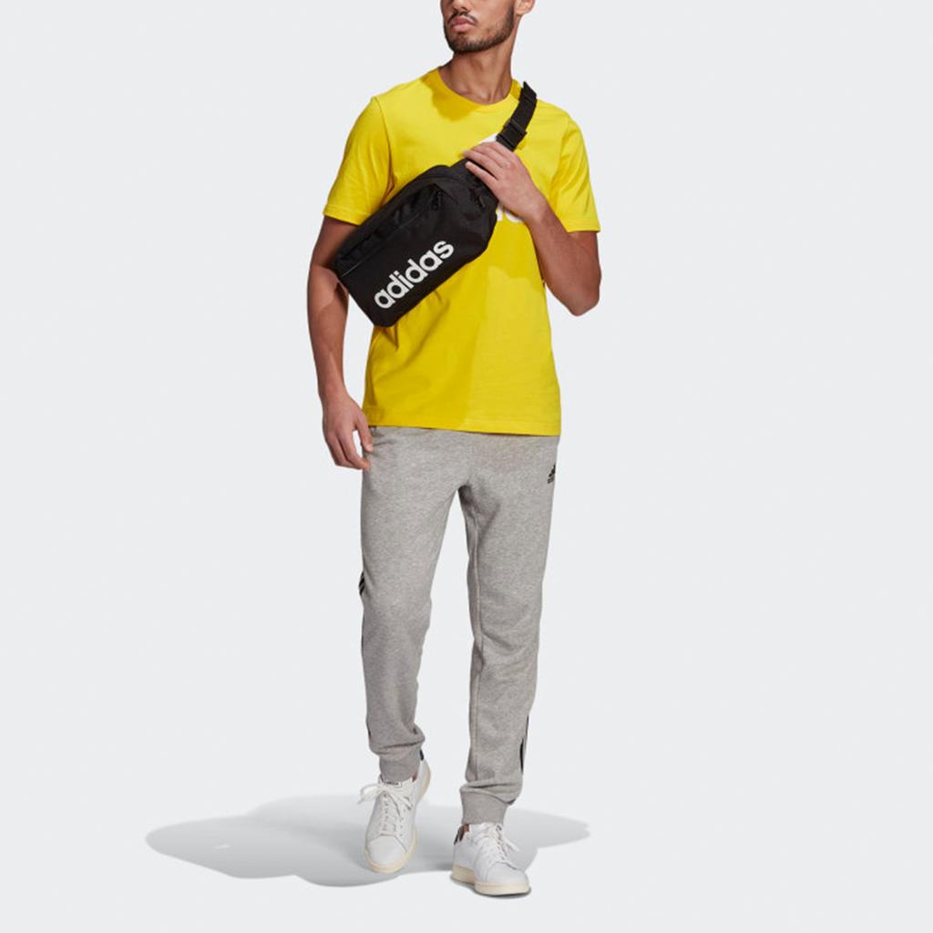 adidas Sports Training Casual Round Neck Short Sleeve Yellow Men's GM3248