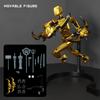 Multi-Jointed Dummy 3D Printed Mannequin Model Doll Luminous Magnet Figures  Collection Toy
