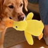 Pet Plush Toy Dog Calming Duck Companion Sleeping Duck Toys Chew Toy Durable Squeaky for Puppy Pet Teeth Cleaning Chew Pet Toy