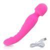 ASEG Vibrator Wand,Female Adult Sex Toys,Wand Massager,Clit Stimulator Sex Toy,Dildo,with 8 Speeds of Pleasure & 20 Patterns,Double Head Heating Mode