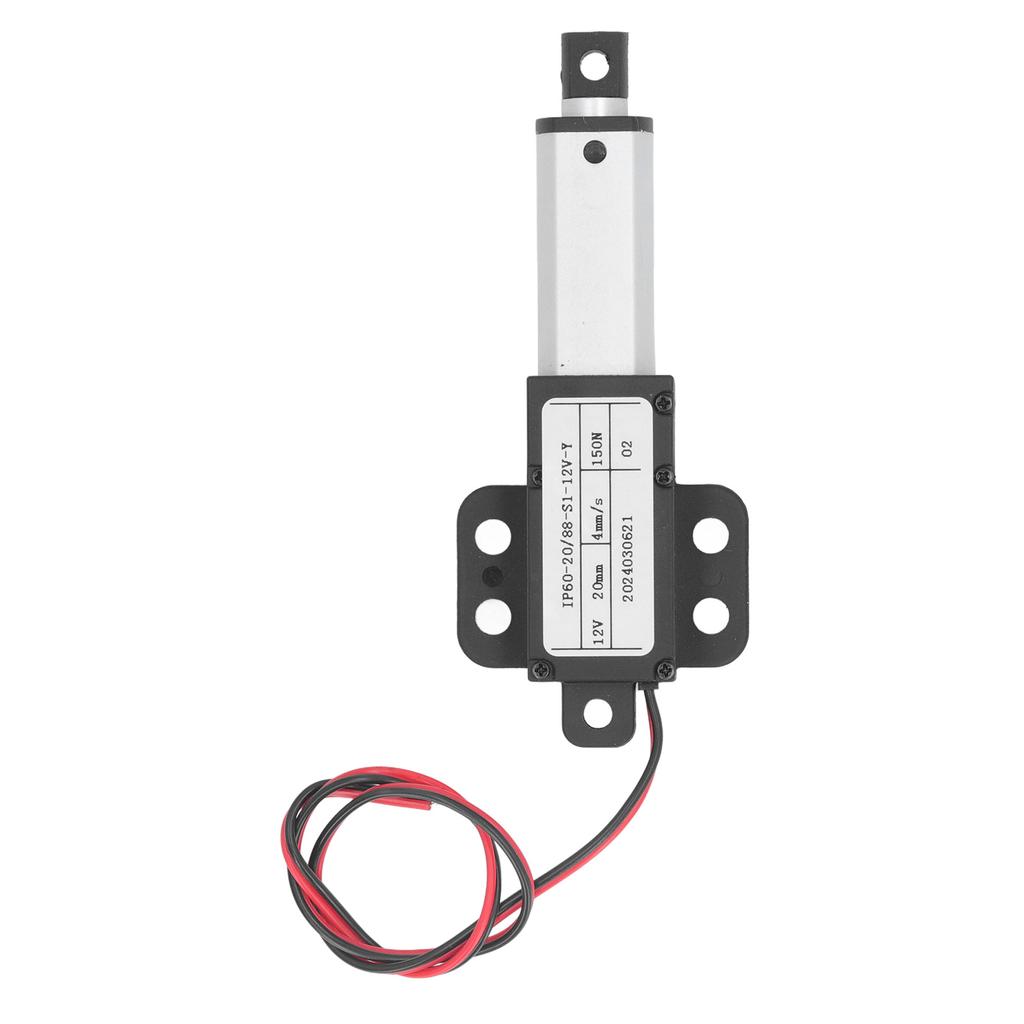 Electric Linear Actuator 20mm Stroke 150N IPX4 Linear Actuator Motor for Home Automation Lifting Wor