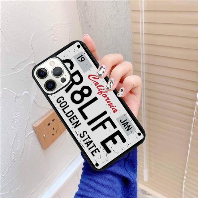 USA LICENSE NUMBER PLATES phone Case Cover For iPhone 17 Air 16 15 14 Plus apple 16 11 12 13 Pro Max coque