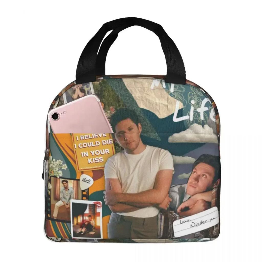 The Show Niall Horan Insulated Lunch Bag for Women Children Leakproof Food Boxes Thermal Lunch Box Tote