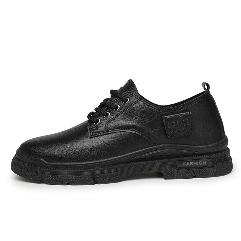 Autumn new low-top British Martin boots 22 years casual leather shoes black formal business leather shoes