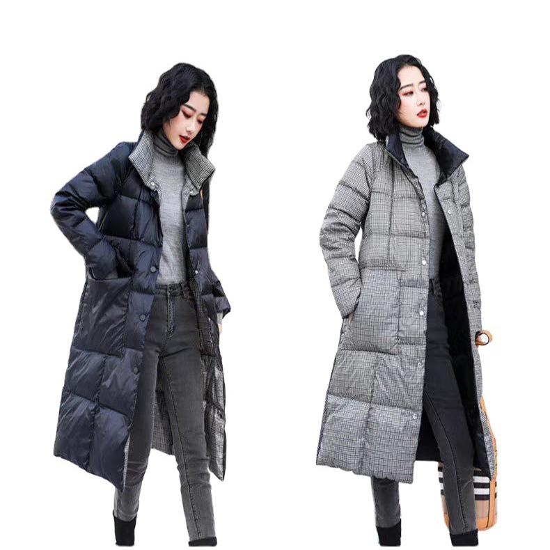 wearing two down jackets