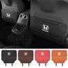 Leather Car Seat Back Protection Mat Anti-dirt Pad Anti Kick Pads For Mugen Power Civic Accords CRV Hrv Jazz CBR VTEC VFR