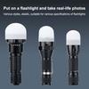 2Pcs Silicone Elastic Flashlight Lampshade For Sp31 Sp35 If22A C8G If25A Sp36 S2 C8 Ea01 Ts21 Q8 14-75Mm Torch