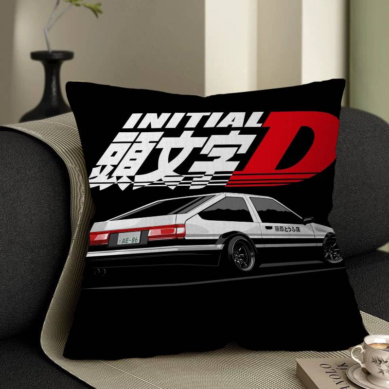 IInitial D AE JDM CAR Personalized Pillow Cover Kids Bedroom Wild Party Decor Pillowcase Kid Birthday Shower Gift