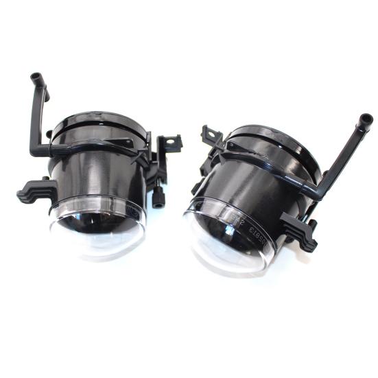 Fog Light Bezel Durable Easy Installation Round Right/Left Lamp Housing Replacement 63176943415 63176943416 for BMW 7 Series E65 E66 E67