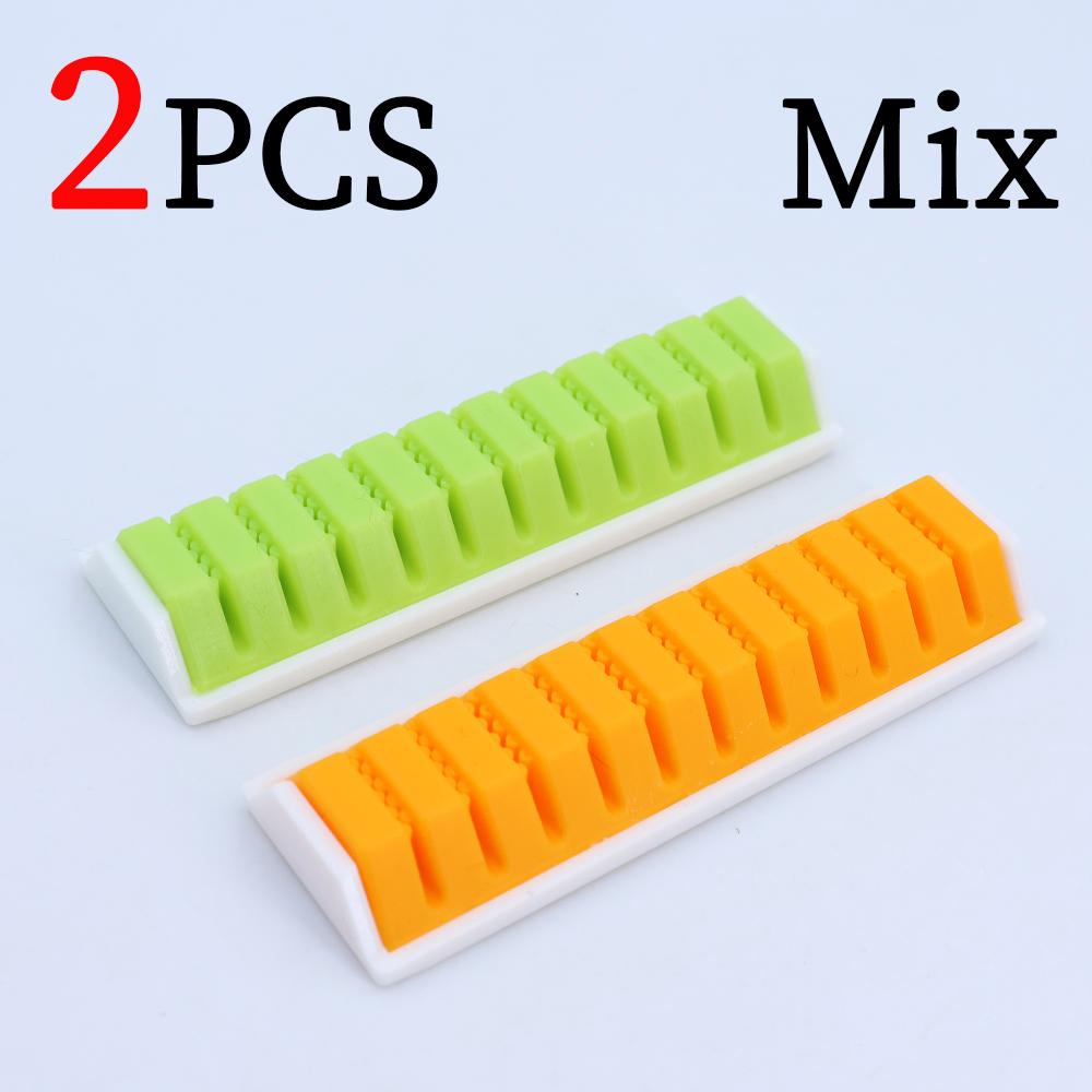 

2PCS Silicone Fly Tying Material Storage Rack Display Clamp Prep Station Tool Organizer Holder for Fishing Flies Streamers Lure Making зелёный