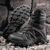 Summer new large-size military boots outdoor wear-resistant field boots front lace-up high-top large-size men's shoes