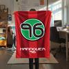 1pc Hannover 96 Print Flannel Blanket, High Quality Comfortable for All Seasons, Home Decor, Warmth and Comfort, Perfect for Christmas Gifts58