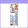 Premium Pet Nail Clipper Set Stainless Steel Cat Dog Nail Scissors Two-piece Kit