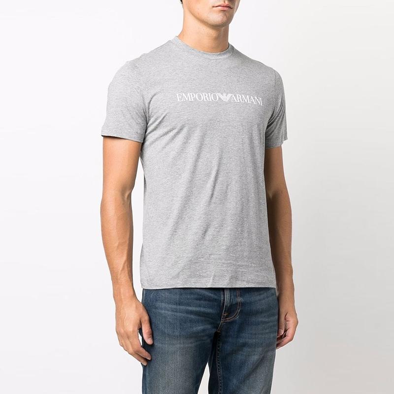 EMPORIO ARMANI Pima jersey T shirt With Logo Print 8N1TN5-1JPZZ-0687