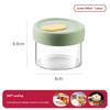 1 Pezzo Barattolo in Vetro per Alimenti da 240/400 ml con Coperchio in Silicone Ermetico Resistente al Calore Adatto al Microonde Contenitore per Zuppe Succhi Barattolo per Cereali