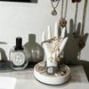 1pc Modern Art Palm Storage Rack Home Living Room Bedroom Luxury Desktop Ring Necklace Jewelry Rack Decoration