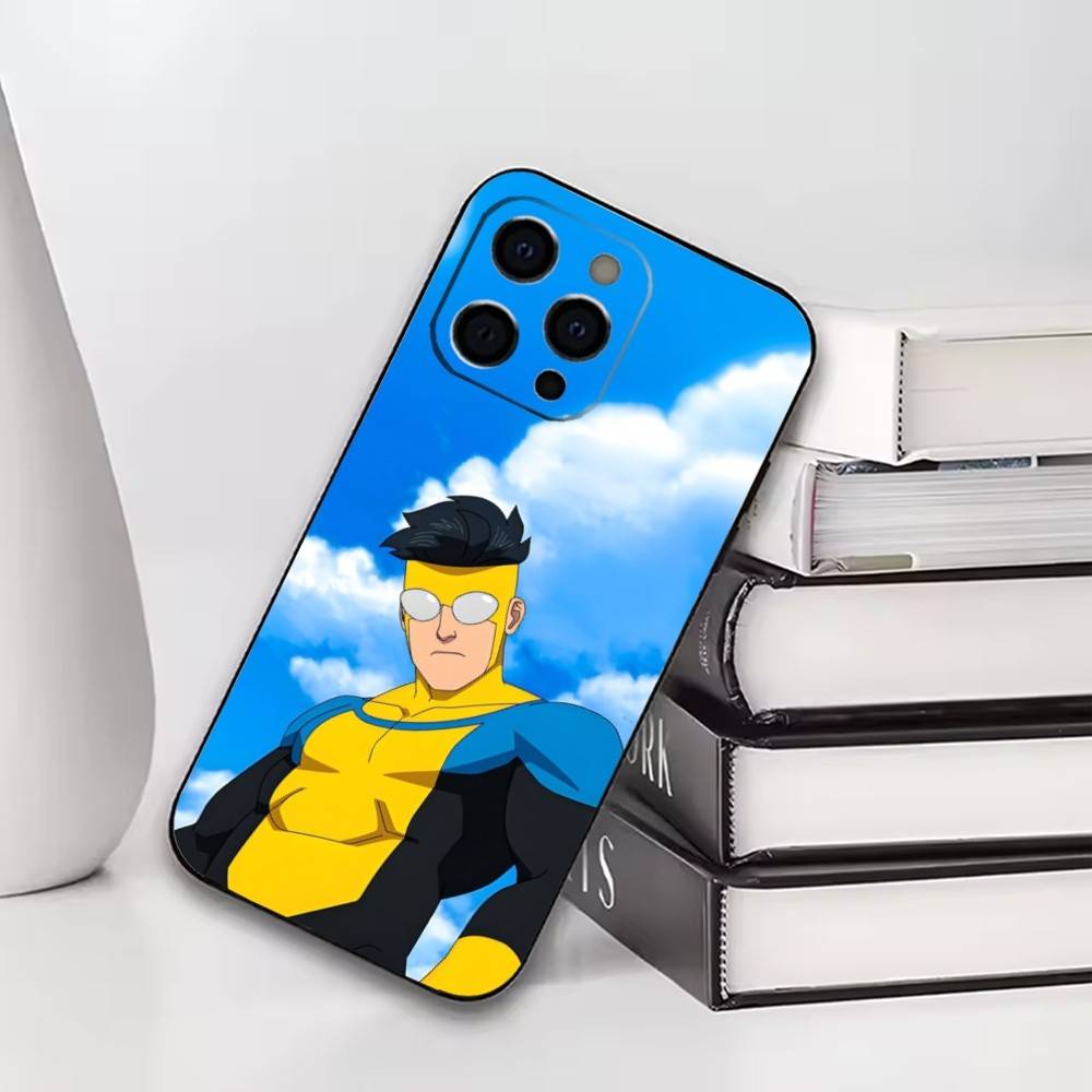 I-Invincible Phone Case For iPhone17,16,15,14,13,12,11 Plus,Pro Others Soft Black Cover