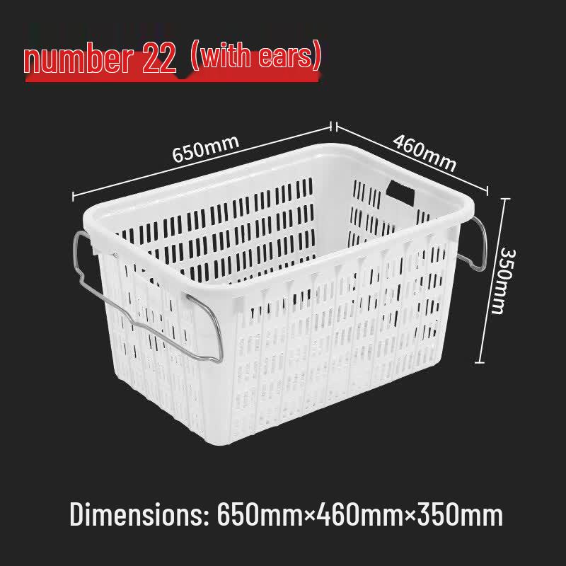HRTD Thickened Plastic Turnover & Storage Baskets