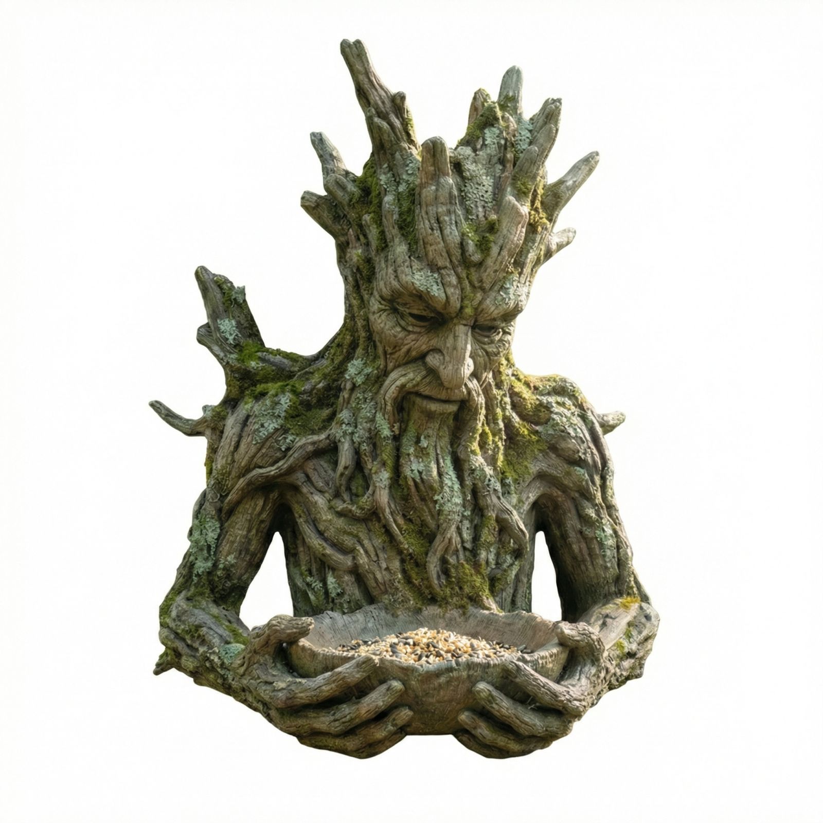 

Tree Shaped Resin Bird Feeder Sculpture Outdoor Decorative Statue for Garden Lawn Patio Yard Ornament Unique Design one size