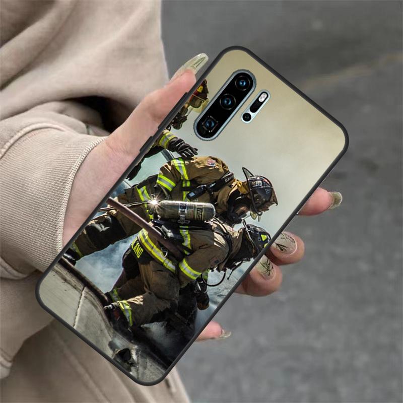 Feuerwehrmann Feuer Feuerwehrmann Für Huawei Nova 11i 8i 7i 3i Nova 9 10 SE 5T Y60 Y70 Y90 Y91 Y61 P20 P30 P40 Lite Pro Hülle