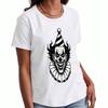Gruseliges Clown Gesicht Unisex Baumwoll T-Shirt, Premium Baumwoll Qualität Druck, Langlebig, Lässige Mode, Rote Nase Clown Grafik T-Shirt, Einzigartiges Künstlerisches Design