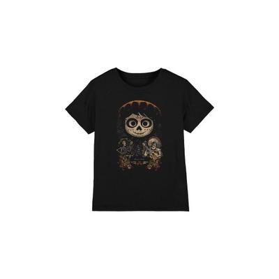 Childrens/Kids Ernesto Miguel Hector Painted Poster With Skull T-Shirt