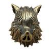 Boar Head Lanyards Bead In Metal with Polishing Carved Texture, Compacts Metal Bead for Paracord Projects, Pocket Customization and Zippers Pull