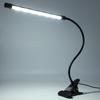 5W LED Table Light Black Desk Lamp Eye-Caring LED Clip Reading Light  Makeup