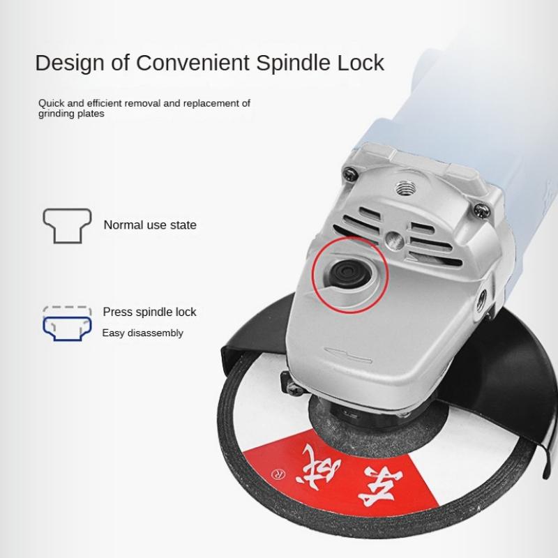 Dongcheng Angle Grinder S1M-FF-150A Cutting Machine Industrial Grade High Power Angle Grinder Power Tools