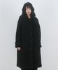 NAAIEEN Heavy Fleece High-Neck Long Coat