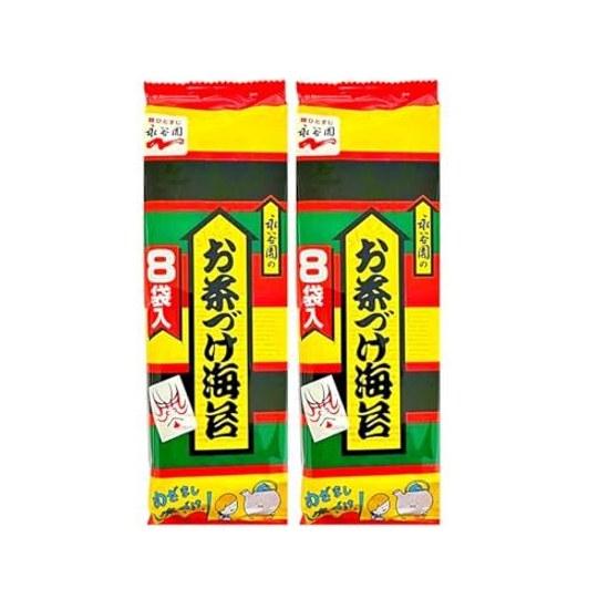 Nagatanien Ochazuke Nori 8 Bags (2 Sets)