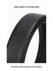 Men's Genuine Leather Automatic Buckle Belt - Top Layer Cowhide, Alloy, Fashionable, Versatile, Casual.