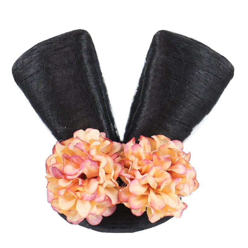 Children's Han Chinese Costume Chignon Ornament Cute Girl Tang Style Bun Mid-Autumn Festival Stage Performance Headdress Suit