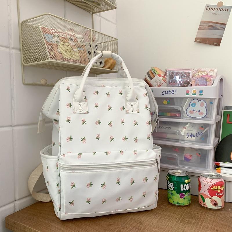 

школьный рюкзак девочка девочка ученица средней школы ученица средней школы литературный маленький свежий цветочный рюкзак с клипсой